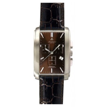 Швейцарские наручные  мужские часы ATLANTIC 67440.41.81. Коллекция Seamoon